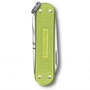 Швейцарський ніж Victorinox Classic SD Alox Lime Twist 58 мм, 5 функцій, зелений, у подарунковій коробці (0.6221.241G)