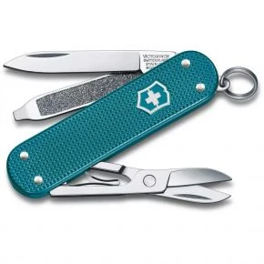 Швейцарський ніж Victorinox Classic SD Alox Wild Jungle 58 мм, 5 функцій, зелений, у подарунковій коробці (0.6221.242G)
