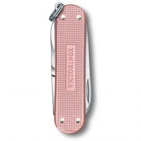 Швейцарський ніж Victorinox Classic SD Alox Cotton Candy 58 мм, 5 функцій, рожевий, у подарунковій коробці (0.6221.252G)