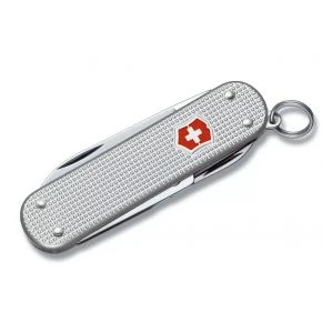Швейцарський ніж Victorinox Classic SD Alox 58 мм, 5 функцій, сріблястий (0.6221.26)