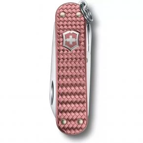 Швейцарський ніж Victorinox Classic SD Precious Alox 58 мм, 5 функцій, рожевий Gentle Rose, у подарунковій коробці (0.6221.405G)