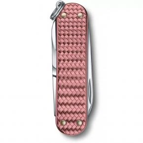 Швейцарський ніж Victorinox Classic SD Precious Alox 58 мм, 5 функцій, рожевий Gentle Rose, у подарунковій коробці (0.6221.405G)