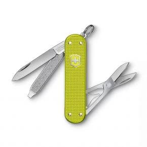 Швейцарський ніж Victorinox Classic SD Alox Limited Edition 2023 58 мм, 5 функцій, жовтий Electric Yellow (0.6221.L23)