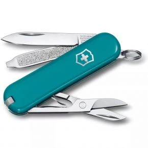 Швейцарський ніж Victorinox Classic SD Mountain Lake 58 мм, 7 функцій, бірюзовий (0.6223.23)