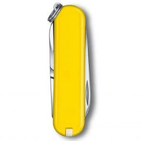 Швейцарський ніж Victorinox Classic SD 58 мм, 7 функцій, блакитно-жовтий (0.6223.28G.8)