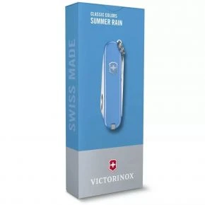 Швейцарський ніж Victorinox Classic SD 58 мм, 7 функцій, блакитно-жовтий (0.6223.28G.8)