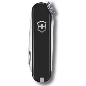 Швейцарський ніж Victorinox Classic SD 58 мм, 7 функцій, чорний, у міні-блістері (0.6223.3B)