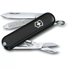 Швейцарський ніж Victorinox Classic SD 58 мм, 7 функцій, чорний, у блістері (0.6223.3B1)