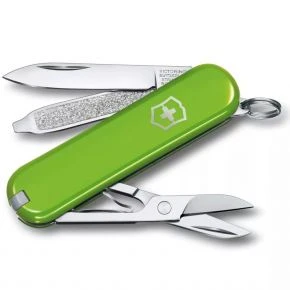 Швейцарський ніж Victorinox Classic SD 58 мм, 7 функцій, салатовий (0.6223.43)