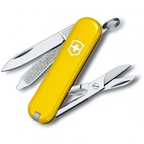 Швейцарський ніж Victorinox Classic SD 58 мм, 7 функцій, жовтий (0.6223.8)