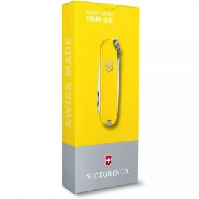 Швейцарський ніж Victorinox Classic SD 58 мм, 7 функцій, жовто-синій (0.6223.8G.2)
