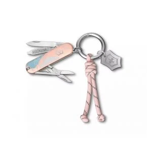 Швейцарський ніж Victorinox Classic SD Paris Style 58 мм, 7 функцій, рожевий (0.6223.E221)