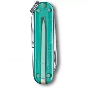 Швейцарський ніж Victorinox Classic SD 58 мм, 7 функцій, блакитний прозорий, у подарунковій коробці (0.6223.T24G) Швейцарський ніж Victorinox Classic SD 58 мм, 7 функцій, блакитний прозорий, у подарунковій коробці (0.6223.T24G)