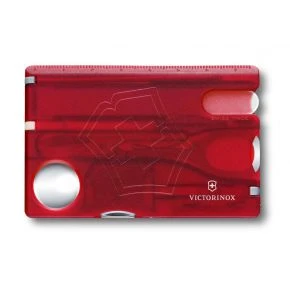 Картка-мультитул Victorinox SwissCard Nailcare, 13 функцій, червона (0.7240.T)