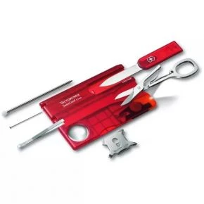 Картка-мультитул Victorinox SwissCard Lite, 13 функцій, червона, у блістері (0.7300.TB1)