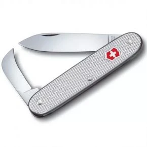 Складаний ніж Victorinox Swiss 2 Alox 93 мм, 2 функції, сріблястий (0.8060.26)