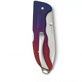 Складаний ніж Victorinox Evoke Alox 136 мм, 4 функції, синьо-червоний (0.9411.D221)