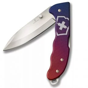 Складаний ніж Victorinox Evoke Alox 136 мм, 4 функції, синьо-червоний (0.9411.D221)