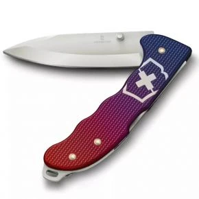 Складаний ніж Victorinox Evoke Alox 136 мм, 4 функції, синьо-червоний (0.9411.D221)