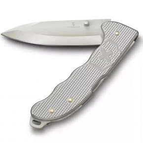 Складаний ніж Victorinox Evoke Alox 136 мм, 4 функції, сріблястий (0.9411.D26)