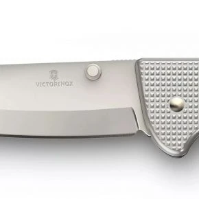 Складаний ніж Victorinox Evoke Alox 136 мм, 4 функції, сріблястий (0.9411.D26)