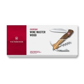 Ніж сомельє Victorinox Wine Master Wood, 6 функцій, 130 мм, горіх (0.9701.63)