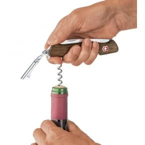 Ніж сомельє Victorinox Wine Master Wood, 6 функцій, 130 мм, горіх (0.9701.63)