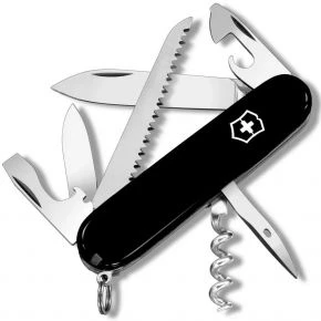 Швейцарський ніж Victorinox Camper 91 мм, 13 функцій, чорний (1.3613.3)