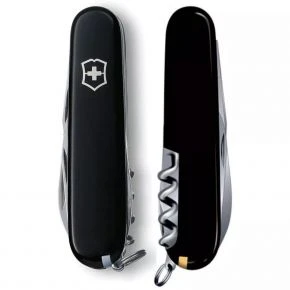 Швейцарський ніж Victorinox Camper 91 мм, 13 функцій, чорний (1.3613.3)