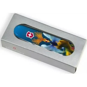 Швейцарський ніж Victorinox Camper 91 мм, 13 функцій, різнокольоровий, принт фантастична пташка (1.3613.3_R2100pk)