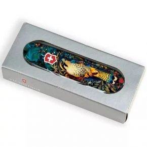 Швейцарський ніж Victorinox Camper 91 мм, 13 функцій, різнокольоровий, принт сокіл (1.3613.3_T3180pw)