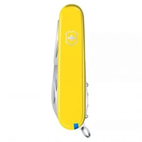 Швейцарський ніж Victorinox Camper 91 мм, 13 функцій, жовтий (1.3613.8)
