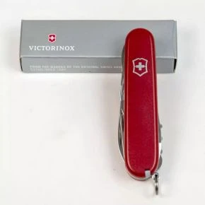 Швейцарський ніж Victorinox Climber 91 мм, 14 функцій, червоний матовий (1.3703_M0007p)