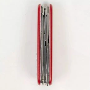 Швейцарський ніж Victorinox Climber 91 мм, 14 функцій, червоний матовий, жовтий логотип (1.3703_M0008p)