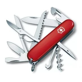 Швейцарський ніж Victorinox Huntsman Plus 91 мм, 18 функцій, червоний (1.3715)