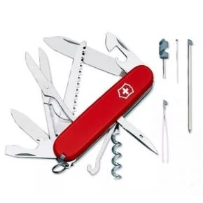 Швейцарський ніж Victorinox Huntsman Plus 91 мм, 18 функцій, червоний (1.3715)