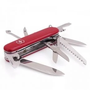 Швейцарський ніж Victorinox Huntsman Plus 91 мм, 18 функцій, червоний (1.3715)
