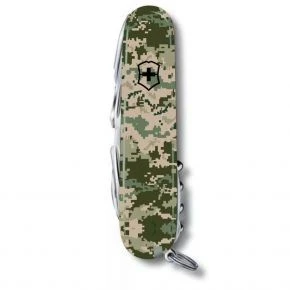 Швейцарський ніж Victorinox Swiss Champ Army 91 мм, 33 функції, принт «Піксель» (1.6795.3_W3940p)