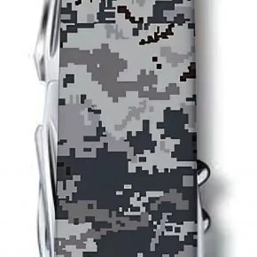 Швейцарський ніж Victorinox Swiss Champ Army 91 мм, 33 функції, принт «Піксель синій» (1.6795.3_W3942p)