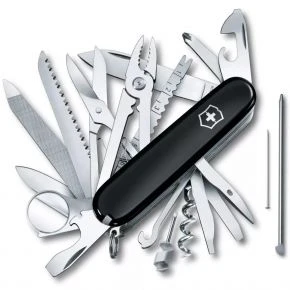 Швейцарський ніж Victorinox Swiss Champ 91 мм, 33 функції, чорний, у блістері (1.6795.3B1)