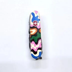 Швейцарський ніж Victorinox Swiss Champ Design 91 мм, 33 функції, різнокольоровий принт (1.6795.7_R1040u)