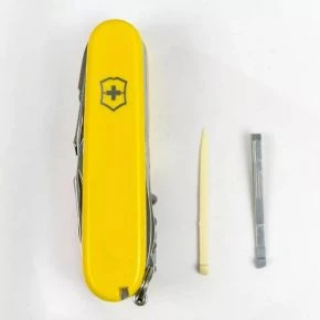 Швейцарський ніж Victorinox Swiss Champ 91 мм, 33 функції, жовтий (1.6795.8)
