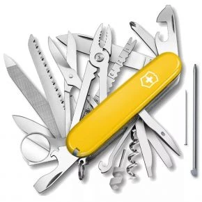 Швейцарський ніж Victorinox Swiss Champ 91 мм, 33 функції, жовтий (1.6795.8)