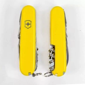 Швейцарський ніж Victorinox Swiss Champ 91 мм, 33 функції, жовтий (1.6795.8)