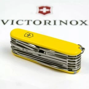 Швейцарський ніж Victorinox Swiss Champ 91 мм, 33 функції, жовтий (1.6795.8)
