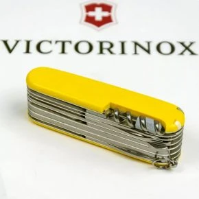 Швейцарський ніж Victorinox Swiss Champ 91 мм, 33 функції, жовтий (1.6795.8)