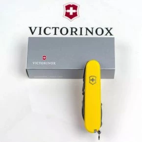 Швейцарський ніж Victorinox Swiss Champ 91 мм, 33 функції, жовтий (1.6795.8)