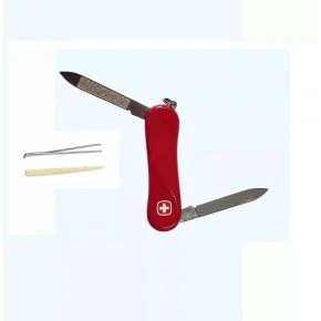 Швейцарський ніж Wenger Evolution 80 65 мм, 5 функцій, червоний (1 80 11 300)