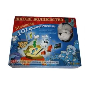 Набір фокусів Oid Magic «Школа магії: 101 фантастичний фокус», з рукавичкою-кроликом (101L)