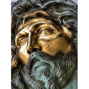 Барельєф настінний Virtus Cristo «Ісус Христос у терновому вінці», бронза, 23,5 см (1146vi)